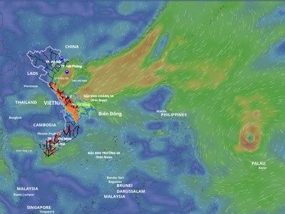 Áp thấp nhiệt đới có thể mạnh lên thành bão số 13, hướng vào miền Trung đầu tuần tới
