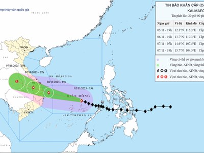 Dự báo thời tiết 6.11: Bão số 13 đổ bộ đất liền, mưa rất to và gió giật mạnh