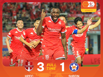 Highlight Hải Phòng vs Đà Nẵng: Lạch Tray mở hội