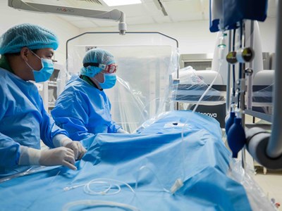 Vinmec Đà Nẵng cứu sống bệnh nhân có túi phình mạch não khổng lồ mà không cần mổ mở hộp sọ