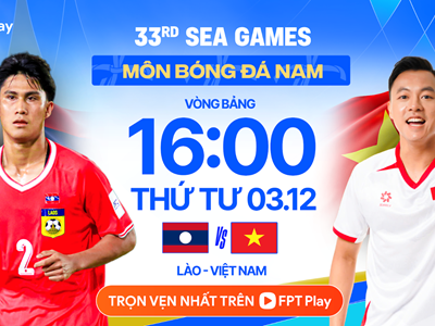 Link xem trực tiếp U22 Việt Nam vs U22 Lào, bảng B bóng đá nam SEA Games 33