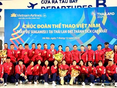 Từ Nội Bài đến Thái Lan: Những bước chân đầu tiên của Đoàn Thể thao Việt Nam