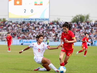 Highlight Nữ Việt Nam vs Nữ Myanmar: Vạn Sự toả sáng, hiên ngang vào bán kết