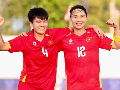 Highlight Nữ Việt Nam vs Nữ Indonesia: Cơn mưa bàn thắng, hiên ngang vào chung kết