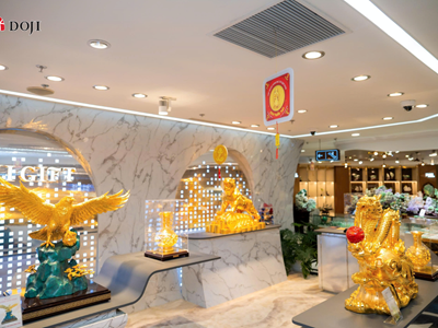 DOJI Shining show với không gian 1.000m2 tại Diamond Crown hải phòng có gì?