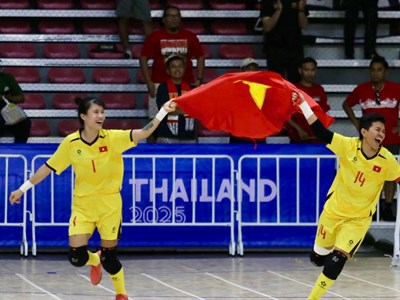 Highlight Futsal nữ Việt Nam vs Indonesia: Lần đầu chạm đỉnh vinh quang