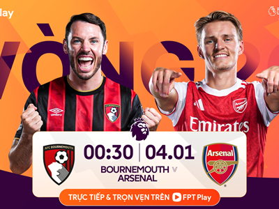 Link xem trực tiếp Bournemouth vs Arsenal, 0h30 ngày 4.1, vòng 20 Ngoại hạng Anh