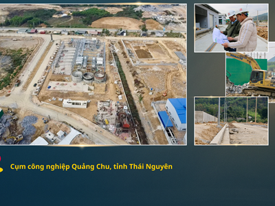 Trên công trường cụm công nghiệp trăm tỉ đồng lớn bậc nhất phía Bắc Thái Nguyên