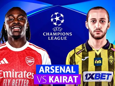 Nhận định trận đấu Arsenal vs Kairat, 3h00 ngày 29.1: Pháo thủ trút giận