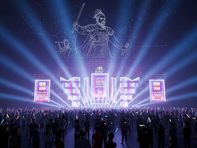 Sun Group tài trợ Hà Nam (Ninh Bình) bắn pháo hoa chào đón năm mới 2026