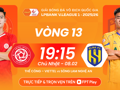 Nhận định trận đấu Thể Công vs SLNA, 19h15 ngày 8.2: Điểm tựa sân nhà
