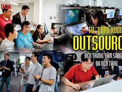 Từ “công xưởng” outsource đến trung tâm sáng tạo đa nền tảng