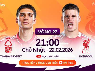 Link xem trực tiếp Nottingham vs Liverpool, 21h00 ngày 22.2, vòng 27 Ngoại hạng Anh