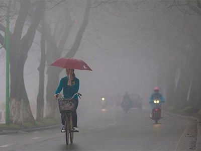 Dự báo thời tiết 24.2: Bắc Bộ mưa nồm, Nam Bộ nắng ráo