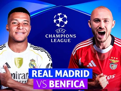 Nhận định trận đấu Real Madrid vs Benfica, 3h00 ngày 26.2: Tấm vé trong tầm tay