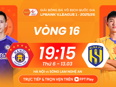 Link xem trực tiếp Hà Nội FC vs SLNA, 19h15 ngày 13.3, vòng 16 V.League