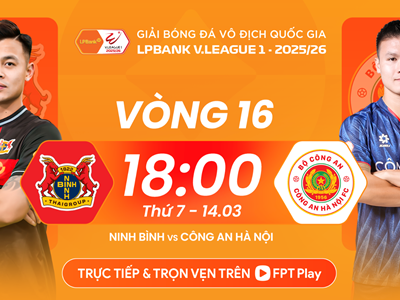 Link xem trực tiếp Ninh Bình vs CAHN, 18h00 ngày 14.3, vòng 16 V.League