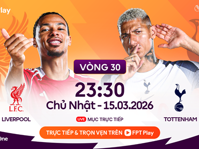 Link xem trực tiếp Liverpool vs Tottenham, 23h30 ngày 15.3, vòng 30 Ngoại hạng Anh