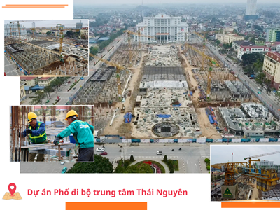 Cận cảnh dự án phố đi bộ gần 900 tỉ tại phố núi Thái Nguyên