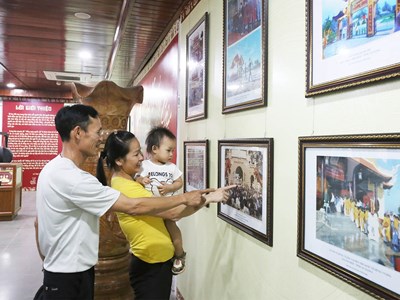 Phú Thọ: Trưng bày tư liệu, hình ảnh về di sản Tín ngưỡng thờ cúng Hùng Vương