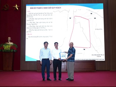 Phú Thọ: Công bố quy hoạch Khu công nghiệp Yên Lạc quy mô hơn 170 ha