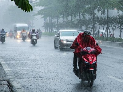 Thời tiết hôm nay 26.4: Bắc Bộ mưa rào trên diện rộng