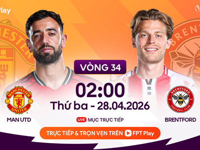 Link xem trực tiếp Man United vs Brentford, 2h00 ngày 28.4 - vòng 34 Ngoại hạng Anh
