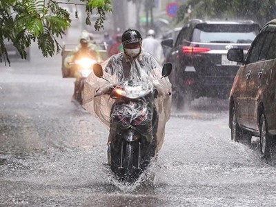 Thời tiết hôm nay 3.5: Hà Nội và Bắc Bộ mưa to đến rất to