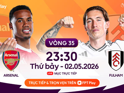 Link xem trực tiếp Arsenal vs Fulham, 23h30 ngày 2.5 - vòng 35 Ngoại hạng Anh