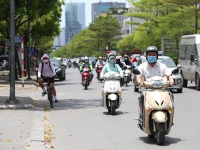 Thời tiết hôm nay 9.5: Không khí Hà Nội ở mức xấu