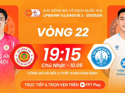 Link xem trực tiếp CAHN vs Nam Định, 19h15 ngày 10.5 - vòng 22 V.League