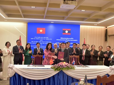 Tăng cường hợp tác thông tin, truyền thông Việt Nam – Lào trong bối cảnh mới