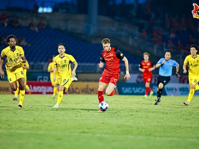 Highlight SLNA vs Ninh Bình: Geovane hoá người hùng 