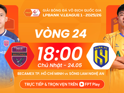 Nhận định trận đấu Becamex TP.HCM vs SLNA, 18h00 ngày 24.5: Bước đi thận trọng