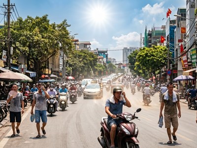 Thời tiết hôm nay 3.6: Bắc Bộ và Bắc Trung Bộ nắng nóng đặc biệt gay gắt