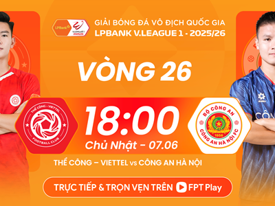 Link xem trực tiếp Thể Công vs CAHN, 18h00 ngày 7.6 - vòng 26