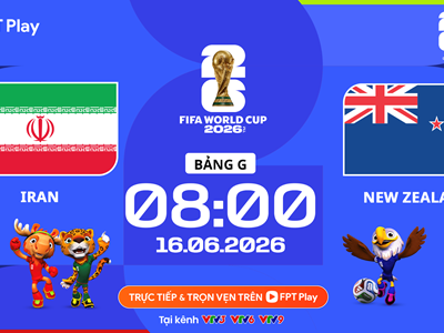 Link xem trực tiếp Iran vs New Zealand, 8h00 ngày 16.6 - bảng G World Cup 2026