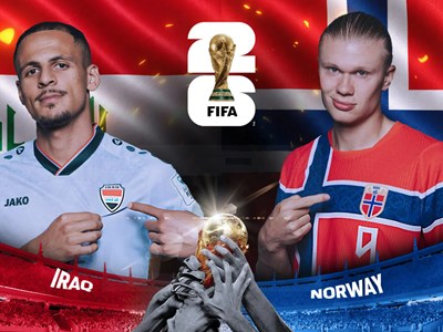 Nhận định trận đấu Iraq vs Na Uy, 5h00 ngày 17.6: Chờ Haaland tỏa sáng