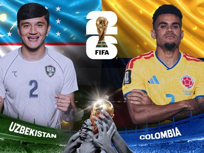 Nhận định trận đấu Uzbekistan vs Colombia, 9h00 ngày 18.6: Vượt ải tân binh