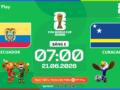 Link xem trực tiếp Ecuador vs Curacao, 7h00 ngày 21.6 - bảng E World Cup 2026