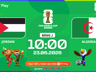 Link xem trực tiếp Jordan vs Algeria, 10h00 ngày 23.6 - bảng J World Cup 2026