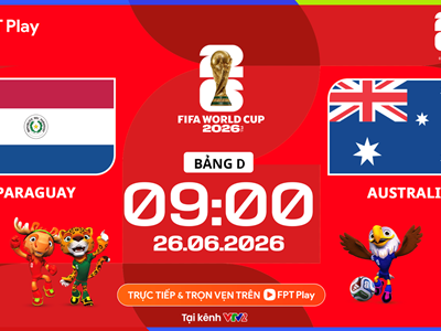 Link xem trực tiếp Paraguay vs Australia, 9h00 ngày 26.6 - bảng D World Cup 2026
