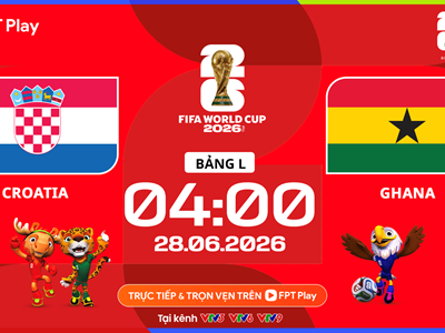 Link xem trực tiếp Croatia vs Ghana, 4h00 ngày 28.6 - bảng L World Cup 2026