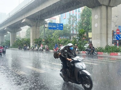 Thời tiết hôm nay 29.6: Bắc Bộ mưa dông trên diện rộng