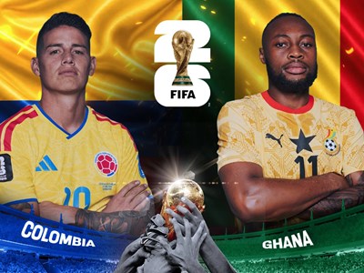 Nhận định trận đấu Colombia vs Ghana, 8h30 ngày 4.7: Vé trong tầm tay