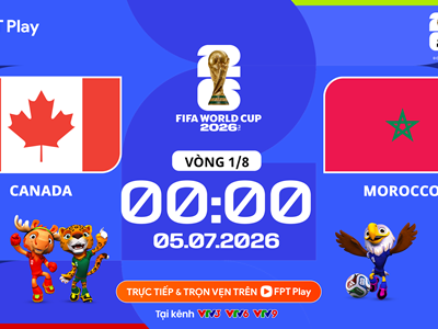 Link xem trực tiếp Canada vs Morocco, 0h00 ngày 5.7 - vòng 1/8 World Cup 2026