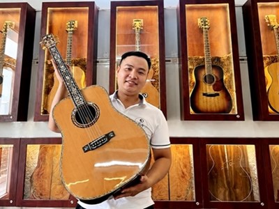 Trần Quang Vũ: Từ đam mê âm nhạc đến khát vọng định vị thương hiệu guitar Việt