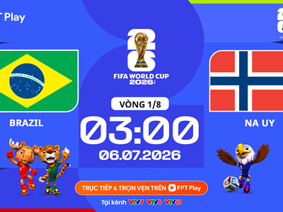 Link xem trực tiếp Brazil vs Na Uy, 3h00 ngày 6.7 - vòng 1/8 World Cup 2026
