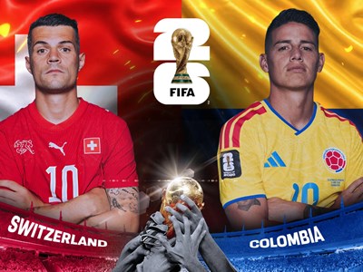 Nhận định trận đấu Thụy Sĩ vs Colombia, 3h00 ngày 8.7: Vé cuối trao tay ai?