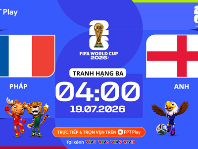Link xem trực tiếp Pháp vs Anh, 4h00 ngày 19.7 - tranh hạng ba World Cup 